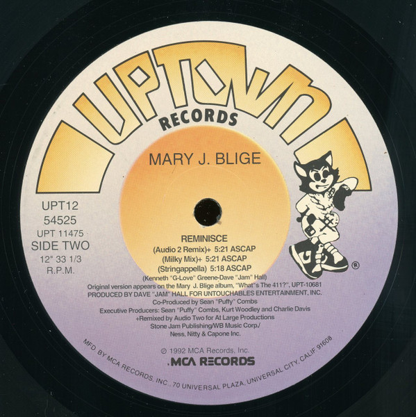 Mary J. Blige - Reminisce | Uptown Records (UPT12 54525) - 4