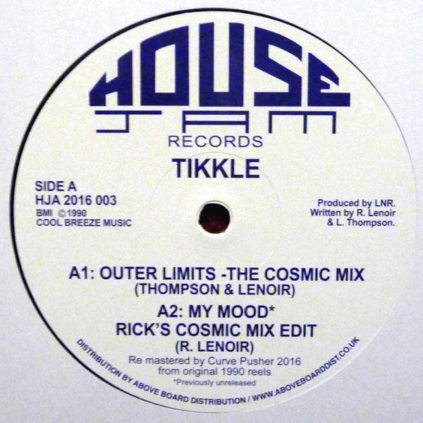 Tikkle - Outer Limits | House Jam Records (HJA 2016 003) Tikkle - Outer Limits | House Jam Records (HJA 2016 003)