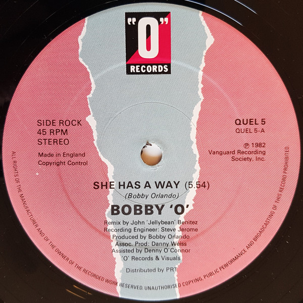 Bobby Orlando - She Has A Way | "O" Records (QUEL 5) - main