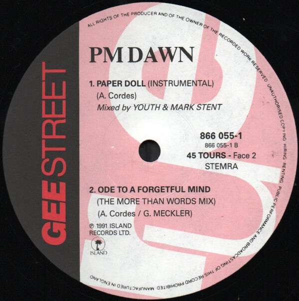 P.M. Dawn - Paper Doll | Gee Street (GEET 35) - 4