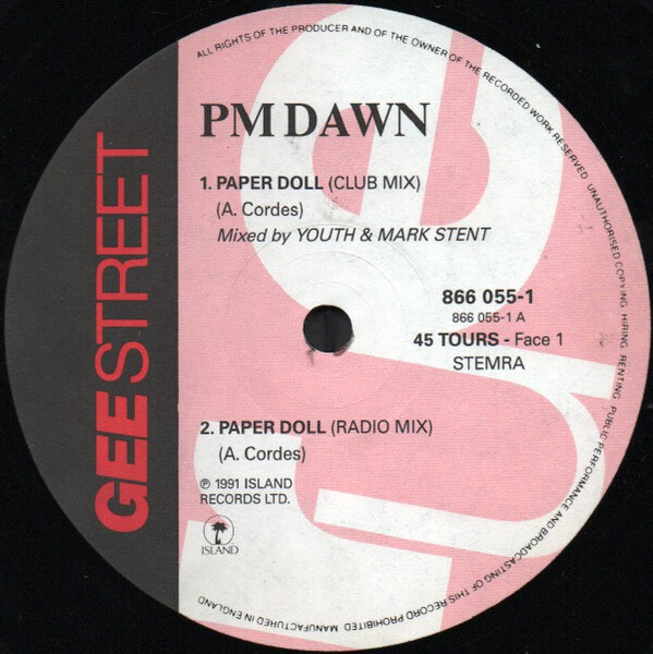 P.M. Dawn - Paper Doll | Gee Street (GEET 35) - 3