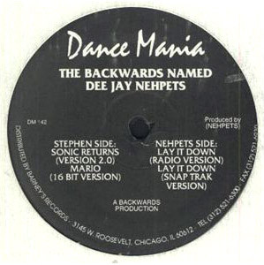 Dee Jay Nehpets - The Backwards Named | Dance Mania (DM 142)