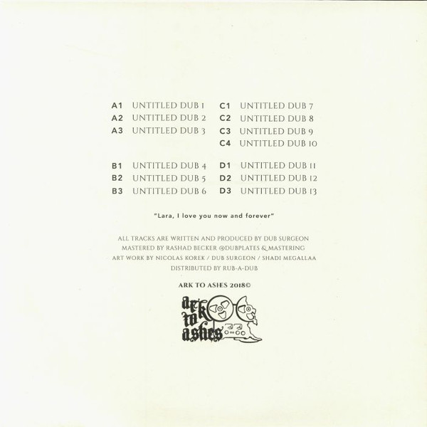 Dub Surgeon - The Lost Future | Ark To Ashes (ARK006LP) - 2