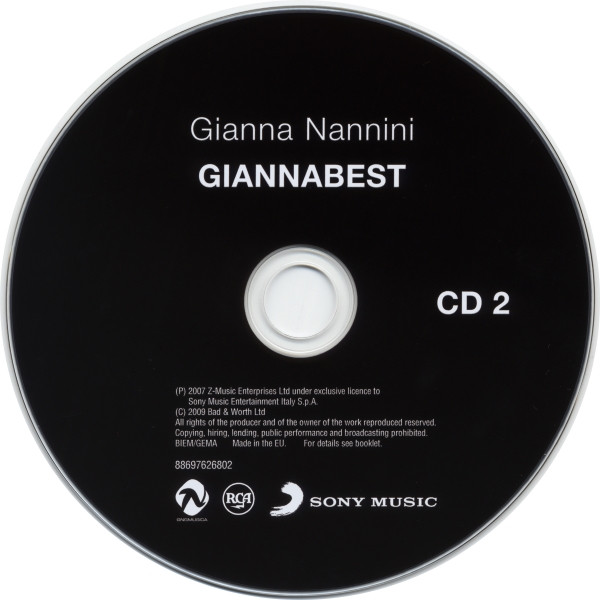 Gianna Nannini - GiannaBest | RCA (88697626802) - 4 Gianna Nannini - GiannaBest | RCA (88697626802) - 4