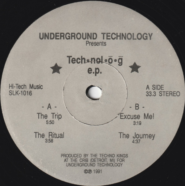 Underground Technology - Tech•nol•o•g E.P. | SLK Records (SLK-1016) - main