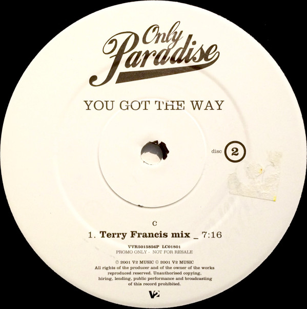 Only Paradise - You Got The Way | V2 (VVR5015856P) - 5