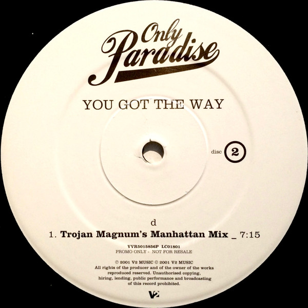 Only Paradise - You Got The Way | V2 (VVR5015856P) - 6