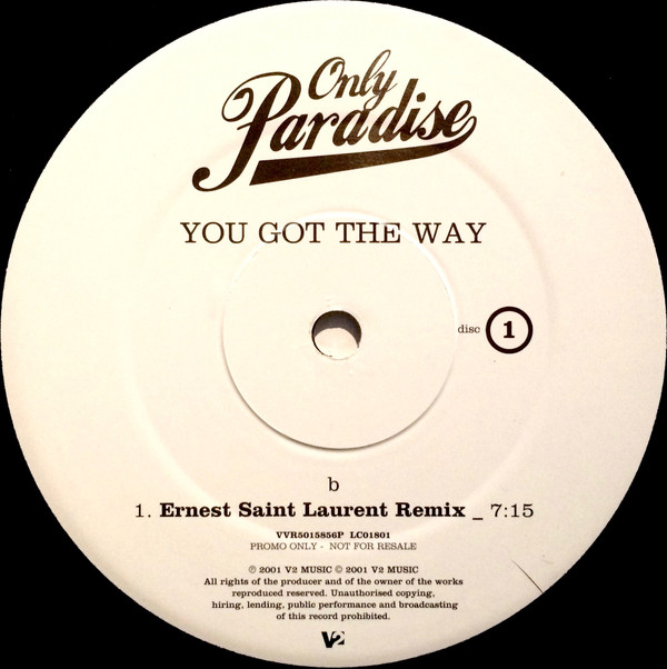 Only Paradise - You Got The Way | V2 (VVR5015856P) - 4
