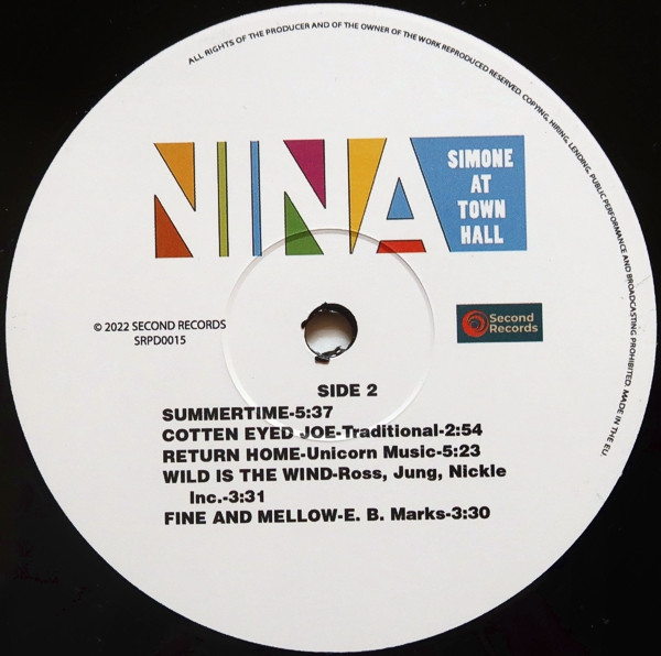 Nina Simone At Town Hall