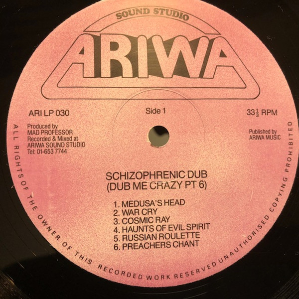 Mad Professor - Dub Me Crazy Vol. 6: Schizophrenic Dub | Ariwa (ARILP030) - 3