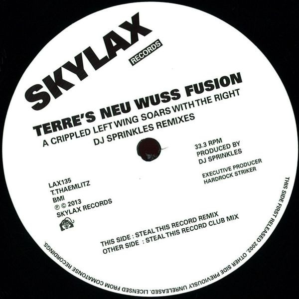 Terre's Neu Wuss Fusion - A Crippled Left Wing Soars With The Right - DJ Sprinkles Remixes | Skylax (LAX135)
