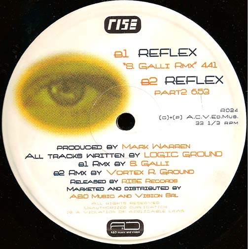 Logic Ground - Reflex | Rise Records (R 024) Logic Ground - Reflex | Rise Records (R 024)