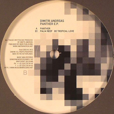 Dimitri Andreas - Panther E.P. | Music Man Records (MM103) - 2