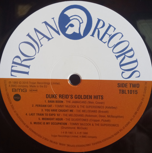 Various - Duke Reid Golden Hits | Trojan Records (TBL1015) - 2