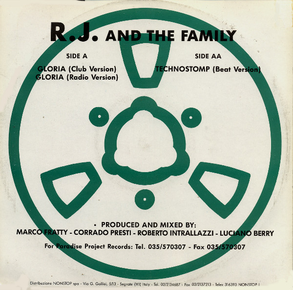 R.J. And The Family - Gloria | Paradise Project Records (PPR 004) - 2