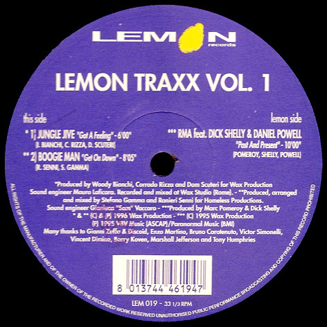 Various - Lemon Traxx Volume 1 | Lemon Records (LEM 019)