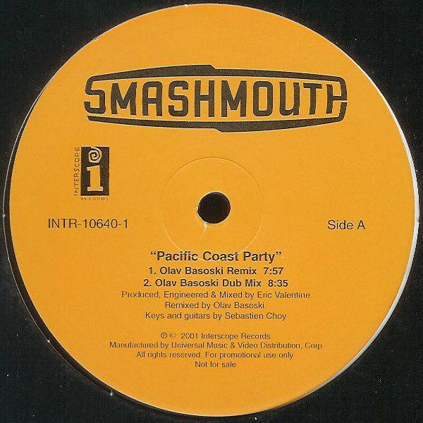 Smashmouth - Pacific Coast Party | Interscope Records (INTR-10640-1)