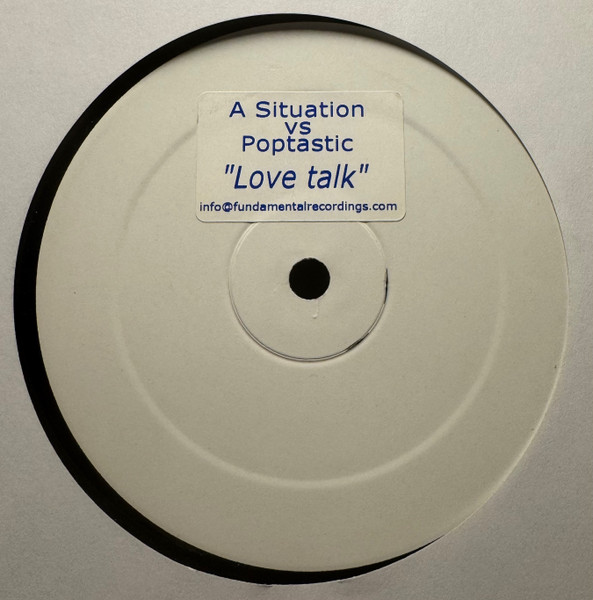 A Situation Vs. Poptastic - Love Talk / The Situation | Fundamental Recordings (FUN502) - main
