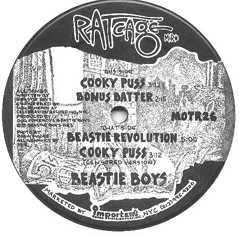 Beastie Boys - Cooky Puss | Rat Cage Records (MOTR 26)