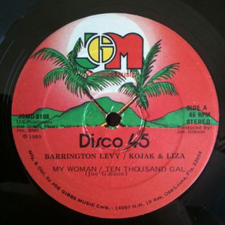 Barrington Levy / Joe Gibbs & The Professionals  &  Kojak & Liza - My Woman / Ten Thousand Gal / Cast Eye Boy | Joe Gibbs Music (JGMD-8108)