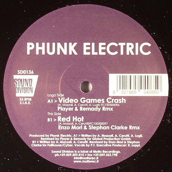 Phunk Electric - Video Games Crash | Sound Division (SD0136)