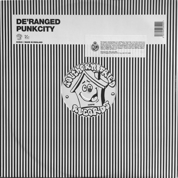 De'ranged - PunkCity | Southern Fried Records (ECB40)