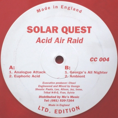 Solar Quest - Acid Air Raid | Choci's Chewns (CC 004)