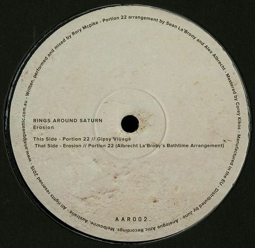 Rings Around Saturn - Erosion | Analogue Attic (AAR002) Rings Around Saturn - Erosion | Analogue Attic (AAR002)