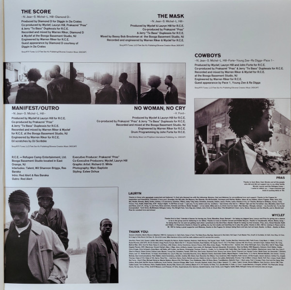 Fugees - The Score (2LP) [Vinyl] | Columbia (88765400911) - 3