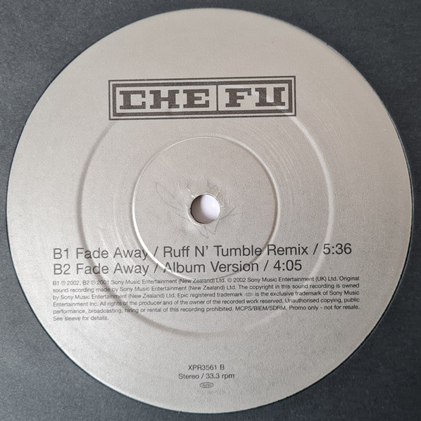 Che Fu - Fade Away | Epic (XPR3561) - 4
