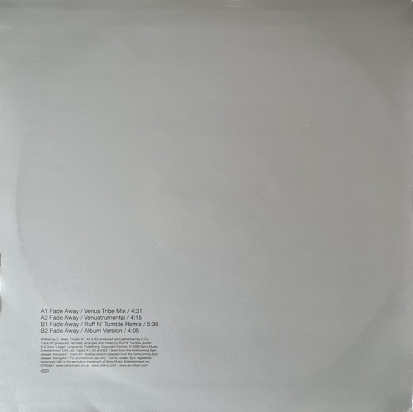 Che Fu - Fade Away | Epic (XPR3561) - 2