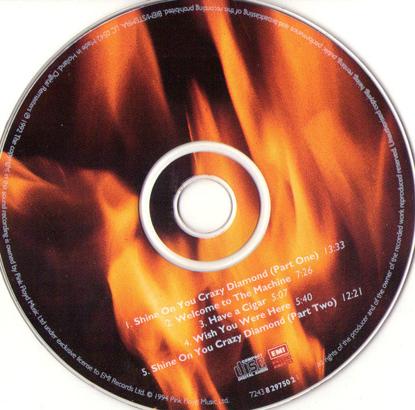 Pink Floyd - Wish You Were Here | EMI United Kingdom (7243 8 29750 2 1) - 3