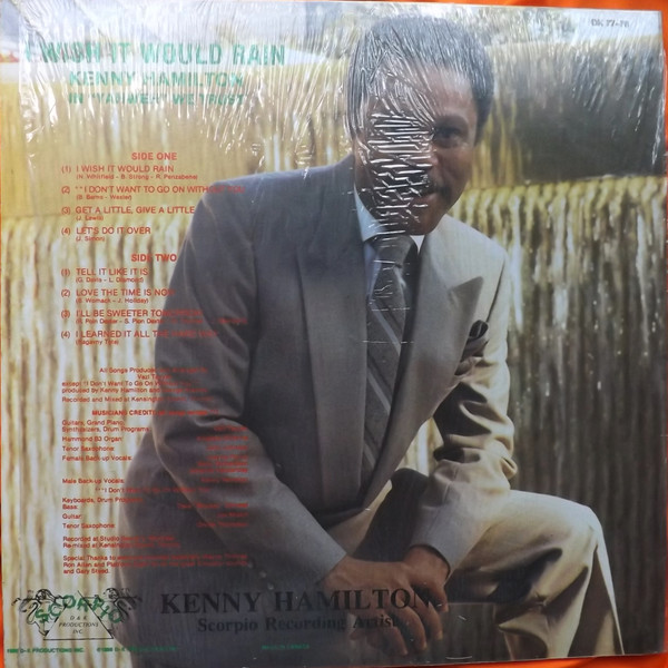 Kenny Hamilton - I Wish It Would Rain | Scorpio (DK 77-76) - 2