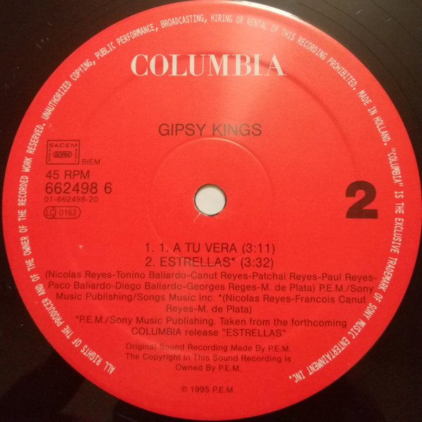 Gipsy Kings - La Rumba De Nicolas | Columbia (COL 662498 6)