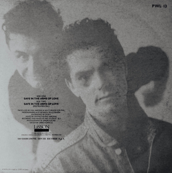 Shooting Party - Safe In The Arms Of Love | PWL Records (PWL 13) - 2