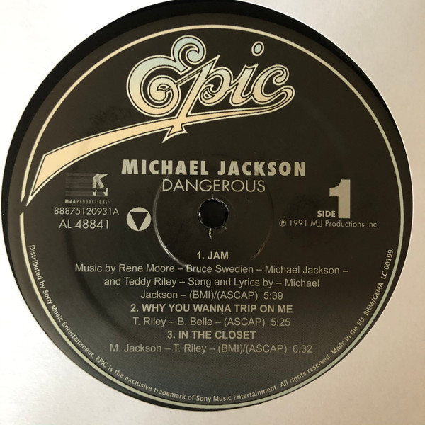 Michael Jackson - Dangerous | Epic (88875120931) - 2