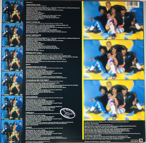 Bar-Kays - Contagious | Mercury (830 305-1) - 2