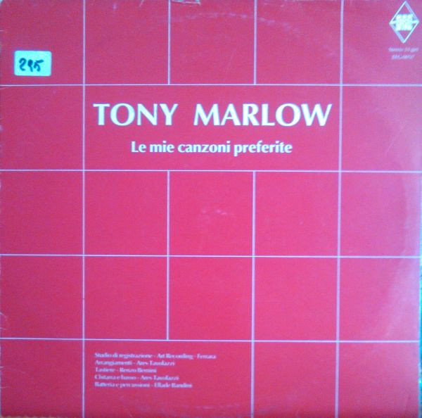 Tony Marlow - Le Mie Canzoni Preferite | EFG (EFG 0057) - main