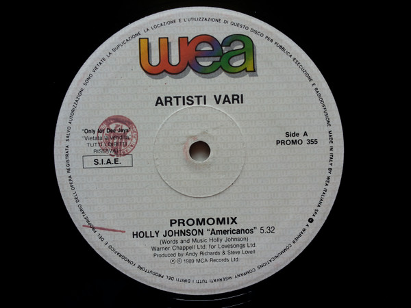 Various - Promomix | WEA (PROMO 355)