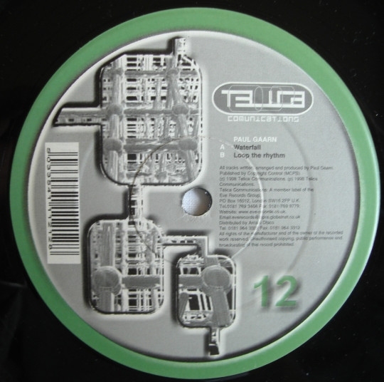 Paul Gaarn - Waterfall / Loop The Rhythm | Telica (Telica 12) - main Paul Gaarn - Waterfall / Loop The Rhythm | Telica (Telica 12) - main