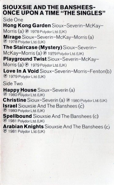 Siouxsie & The Banshees - Once Upon A Time "The Singles" | Polydor (POLSC 1056) - 3