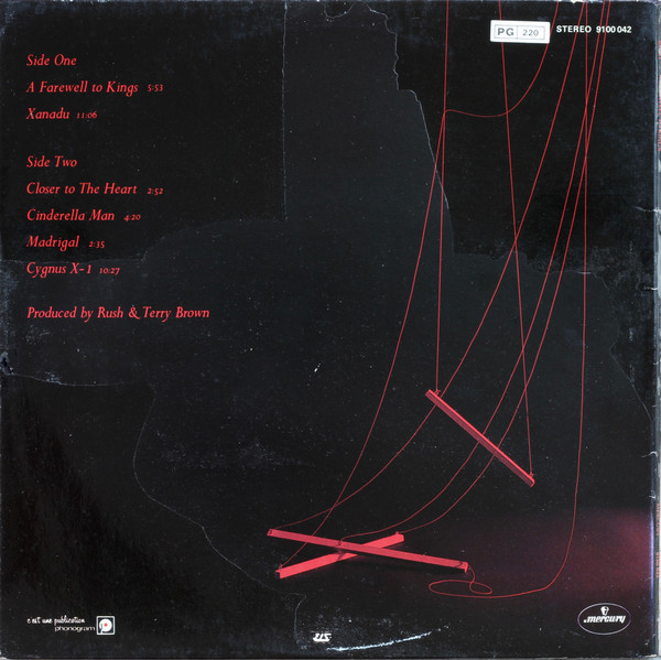 Rush - A Farewell To Kings | Mercury (9100 042) - 2
