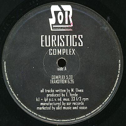 Euristics - Complex | Sound Of Rome (SOR 002) - main