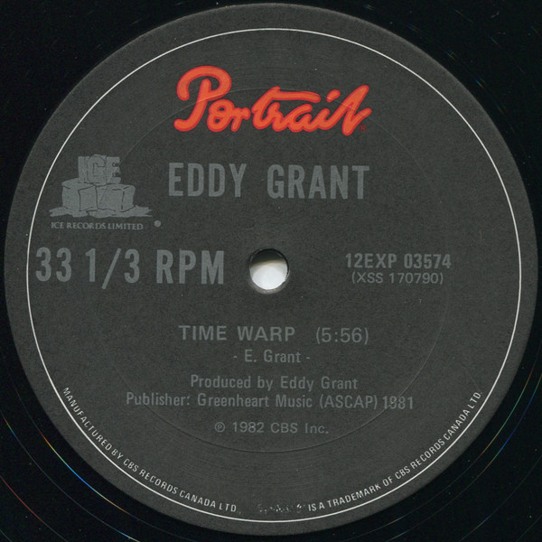 Eddy Grant - Electric Avenue / Time Warp (12") [Vinyl] | Portrait (12EXP 03574) - 4