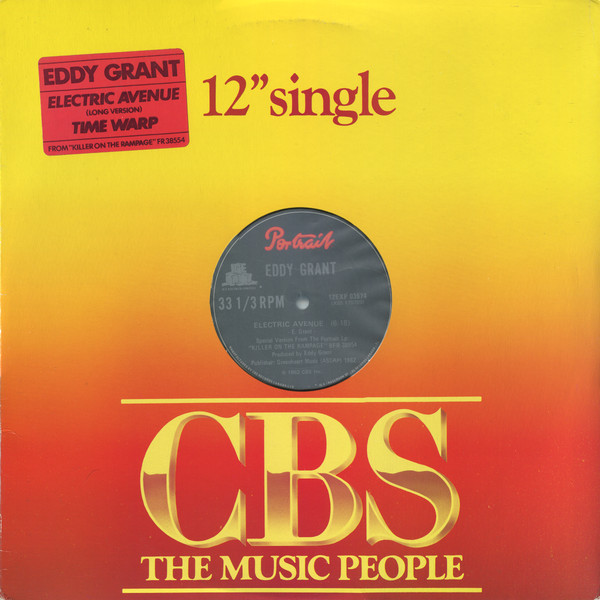 Eddy Grant - Electric Avenue / Time Warp (12") [Vinyl] | Portrait (12EXP 03574) - 2