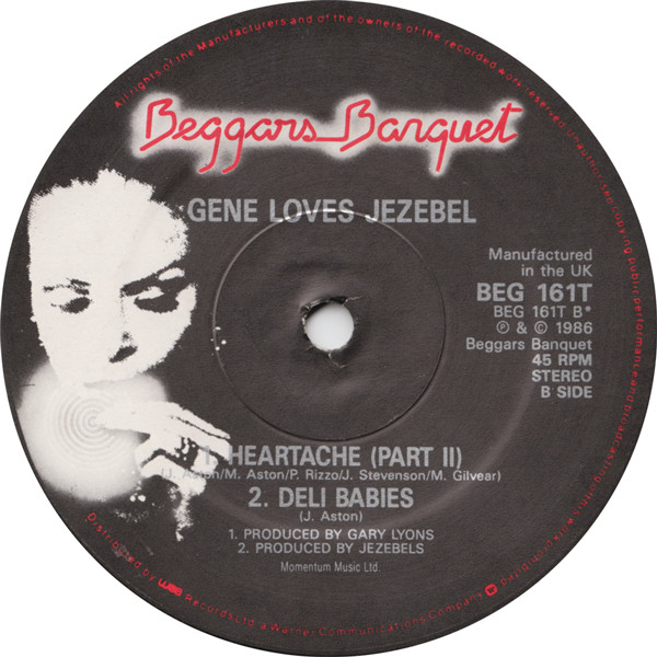 Gene Loves Jezebel - Heartache | Beggars Banquet (BEG 161T) - 4 Gene Loves Jezebel - Heartache | Beggars Banquet (BEG 161T) - 4