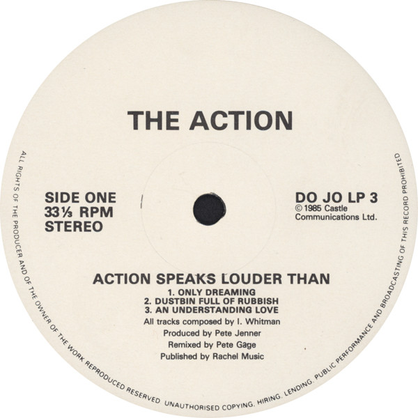 The Action - Action Speak Louder Than... | Dojo (DOJOLP3) - 3