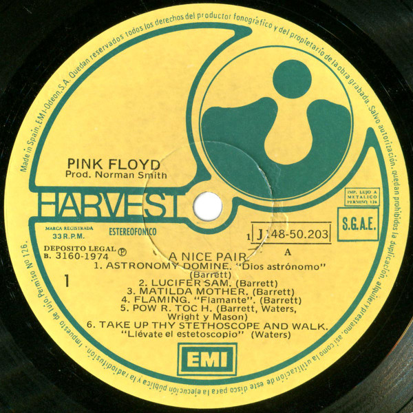 Pink Floyd - A Nice Pair | Harvest (1 J148-50 203-4) - 3