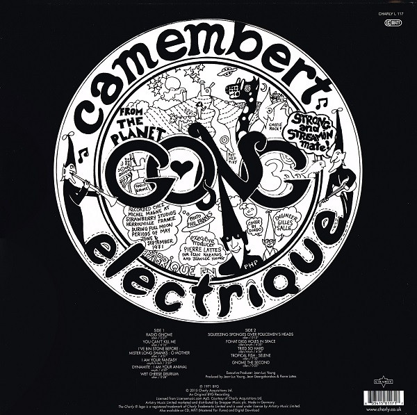 Gong - Camembert Electrique | Charly Records (CHARLY L 117) - 3