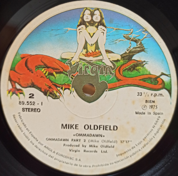 Mike Oldfield - Ommadawn | Virgin (89552 I) - 4